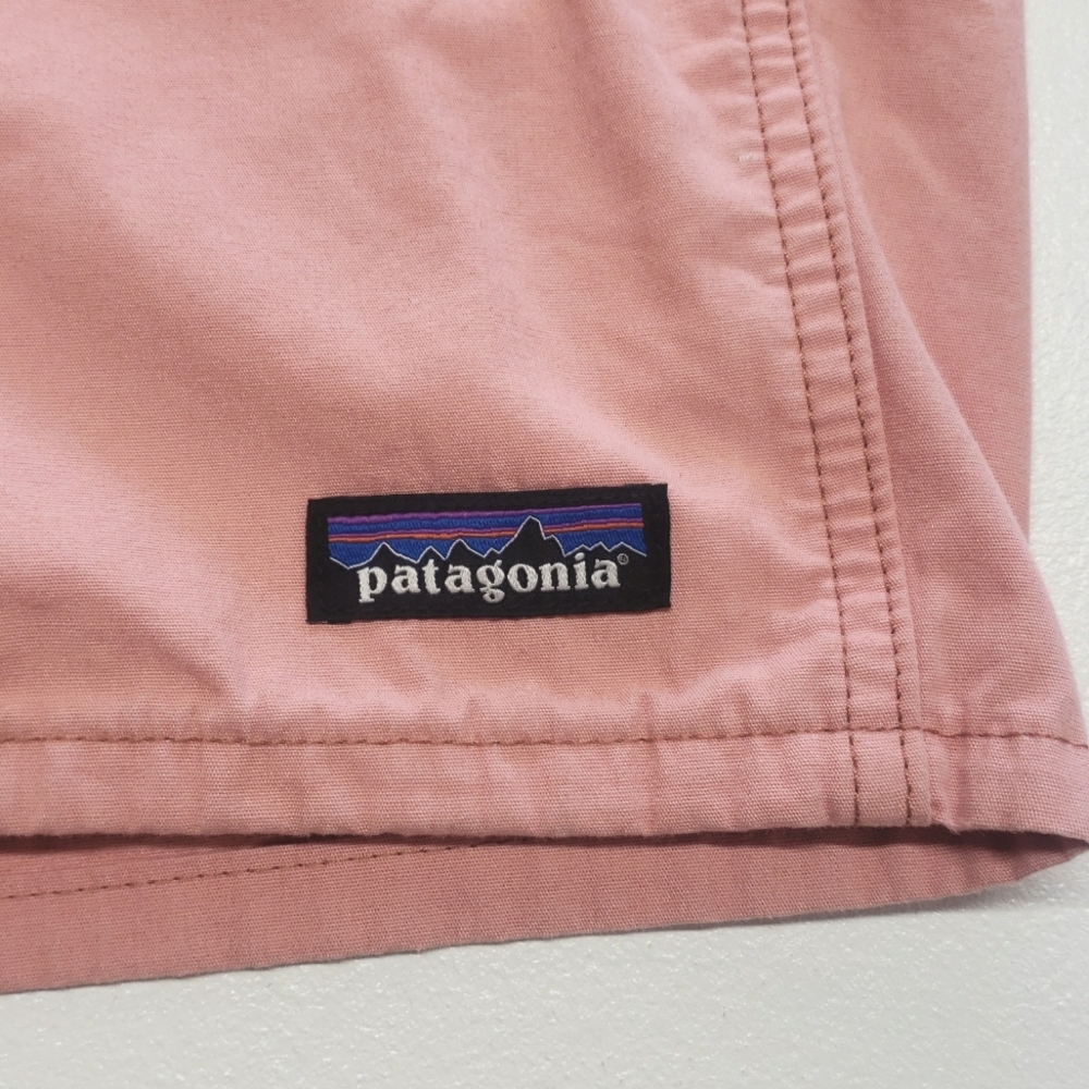 Patagonia Pink Athletic Shorts Lightweight Elastic Waist - Picture 11 of 12